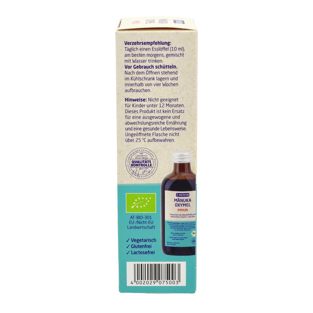Manuka Oxymel Immun 200 ml