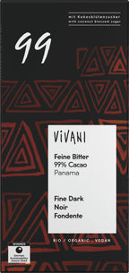 Feine Bitter 99% Cacao Panama 80 g
