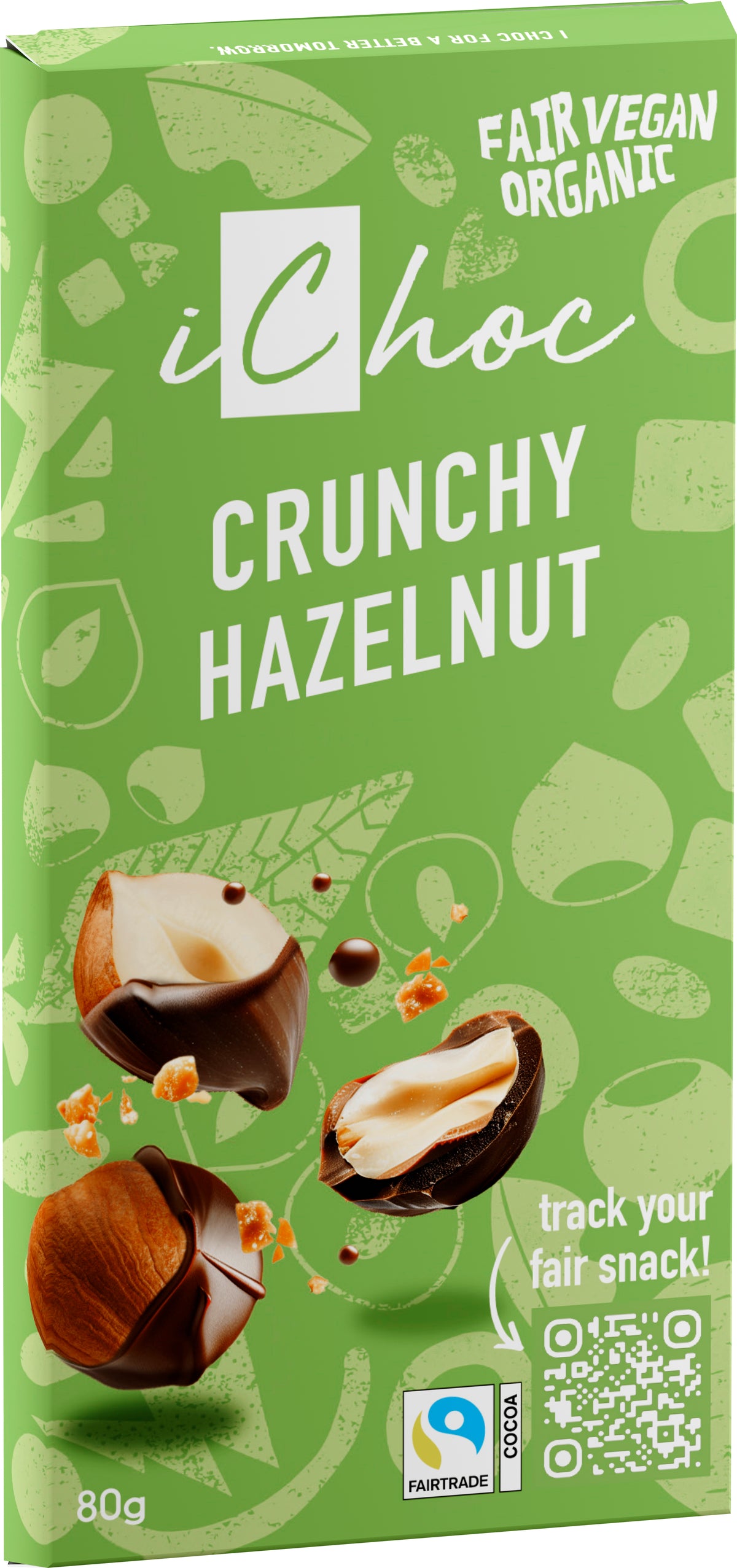 iChoc Crunchy Hazelnut 80 g