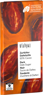 Zartbitter Dattelsüße 60% Cacao 80 g