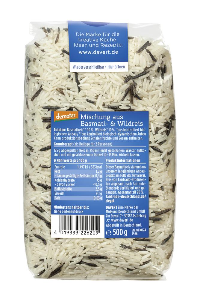 Basmati- & Wildreis demeter 500 g