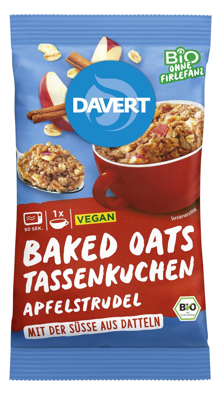 Baked Oats Tassenkuchen Apfelstrudel 65 g