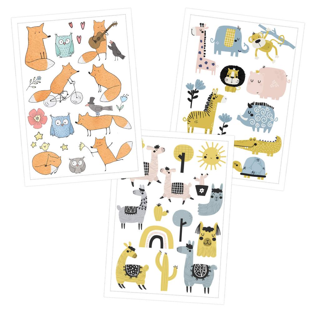 Kindertattoos Kollektion Tierische Kumpels 1 Stk