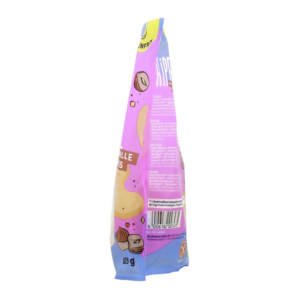 Vanille Kipferl mit Haselnusse glutenfrei 125 g