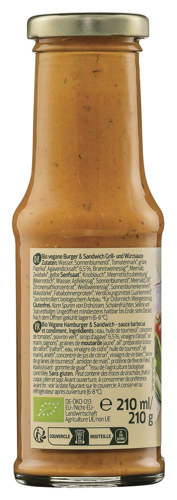 Burger & Sandwich Sauce 210 ml