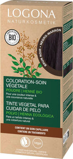 Pflegende Pflanzen-Haarfarbe Pulver 11 Schwarzbrau 100 g