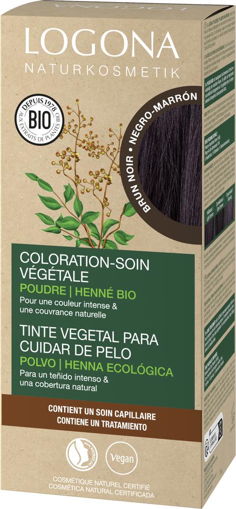 Pflegende Pflanzen-Haarfarbe Pulver 11 Schwarzbrau 100 g