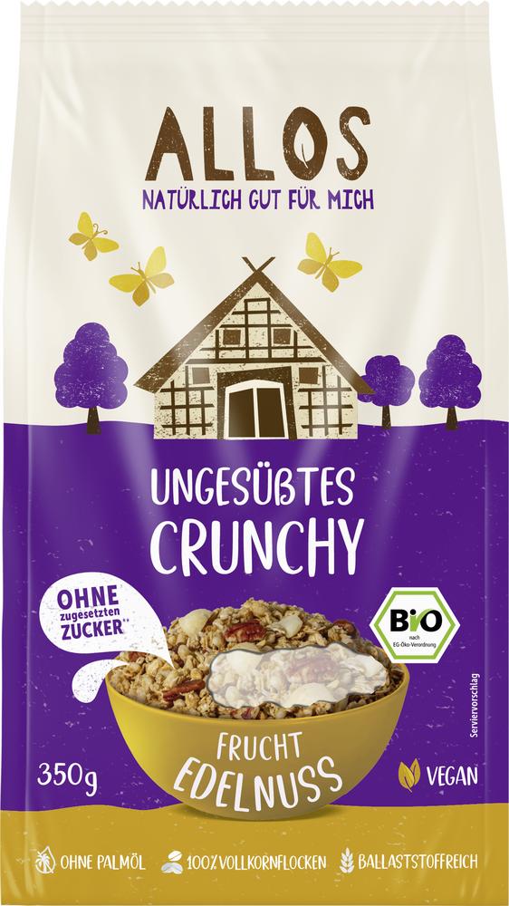 Ungesüßtes Crunchy Frucht Edelnuss 350 g
