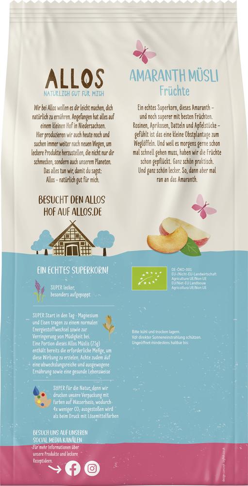 Amaranth Früchte Müsli 1,5 kg
