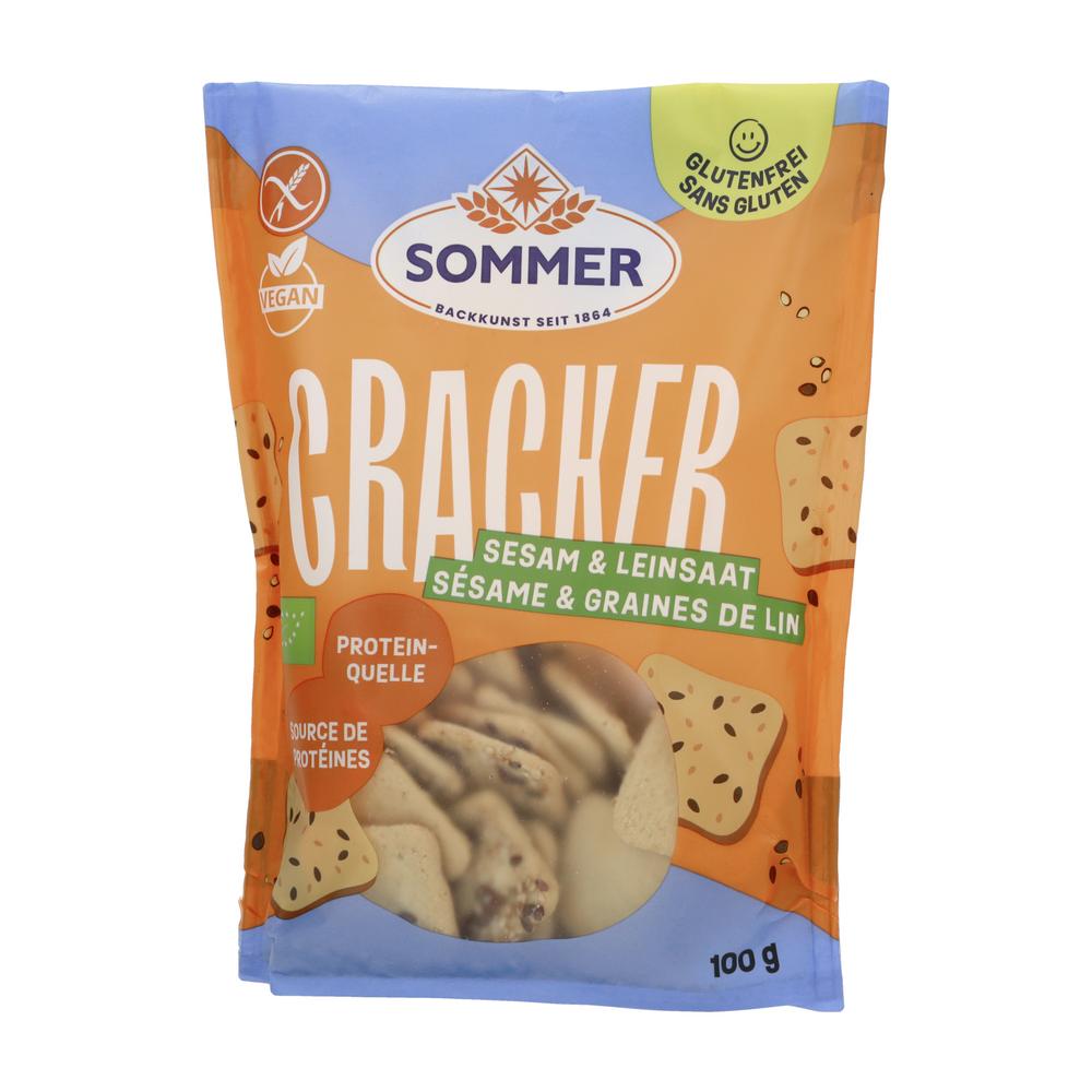 Cracker Sesam & Leinsaat glutenfrei 100 g