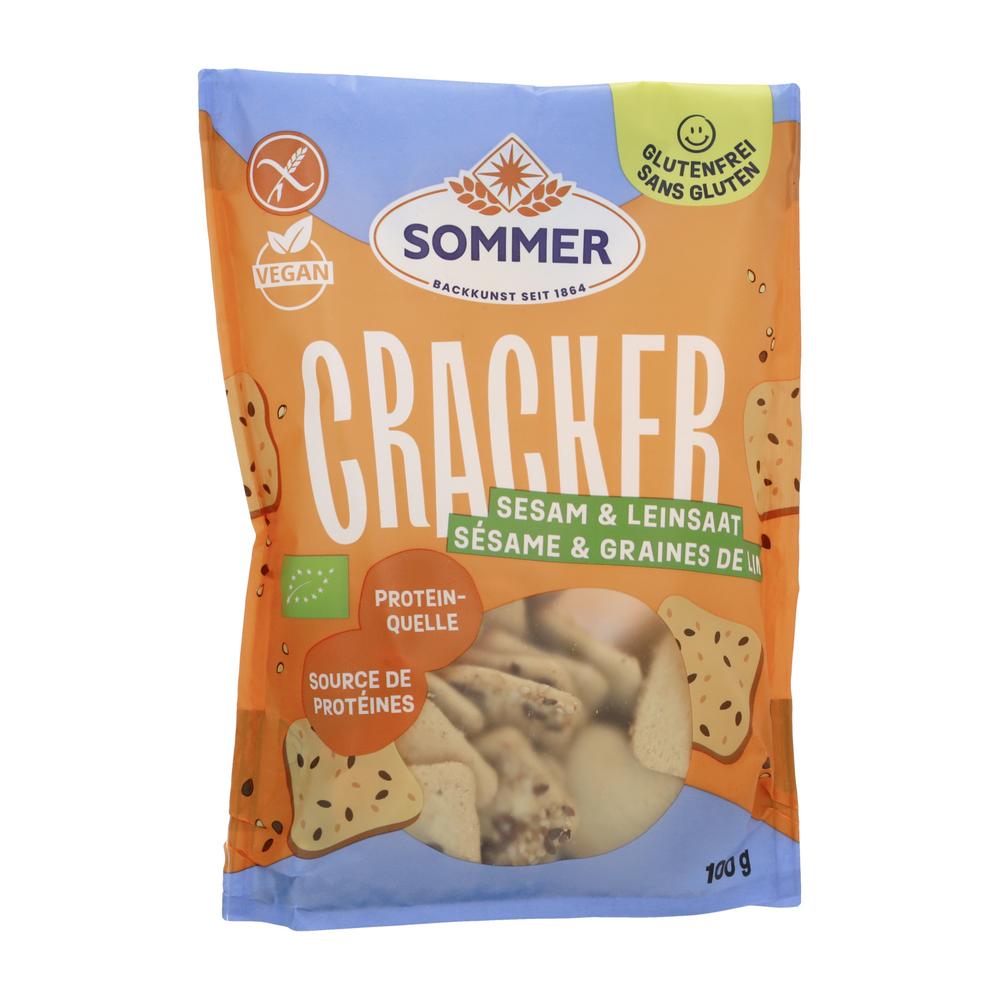 Cracker Sesam & Leinsaat glutenfrei 100 g