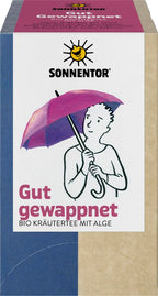 Gut gewappnet Tee Doppelkammerbeutel 27 g