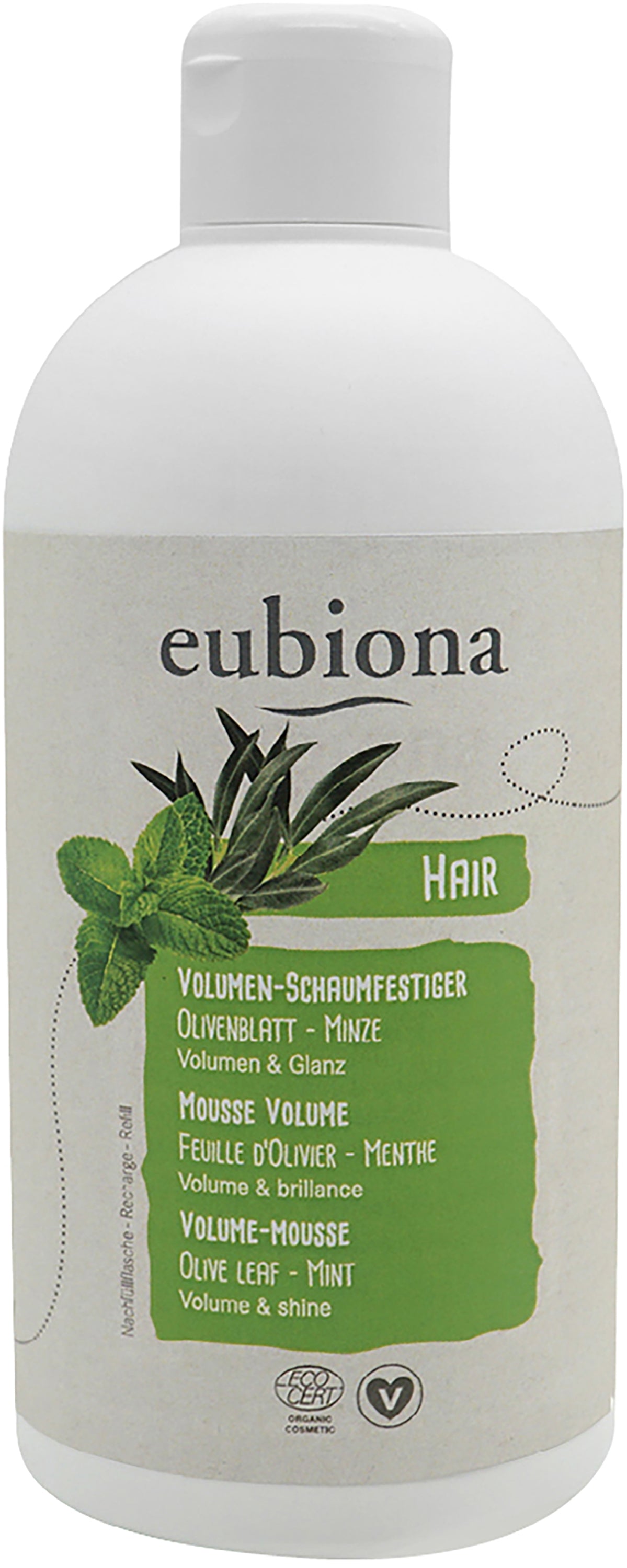 Volumen-Schaumfestiger Olivenblatt-Minze 520 ml
