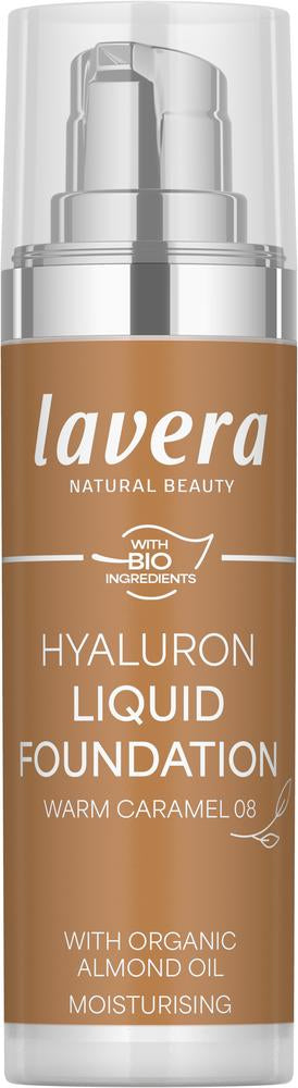 Hyaluron Liquid Foundation -Warm Caramel 08- 30 ml