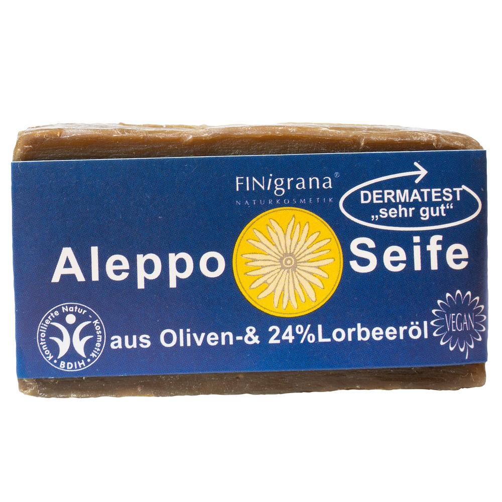 Aleppo Olivenseife mit 24% Lorbeeröl 200 g