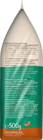 Das Ungesüßte Nuss Müsli 500 g