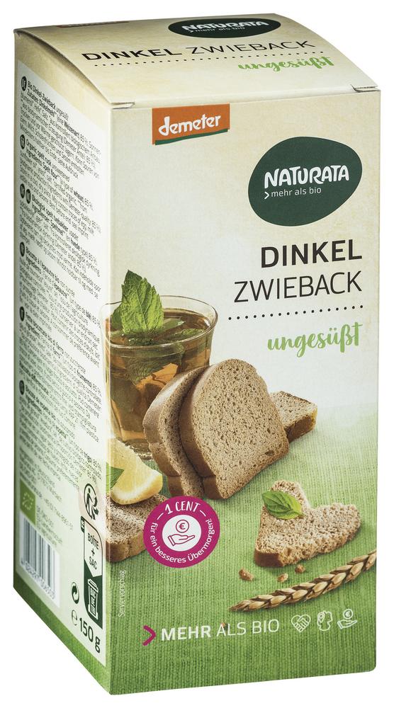 Dinkel-Zwieback  ungesüßt demeter 150 g
