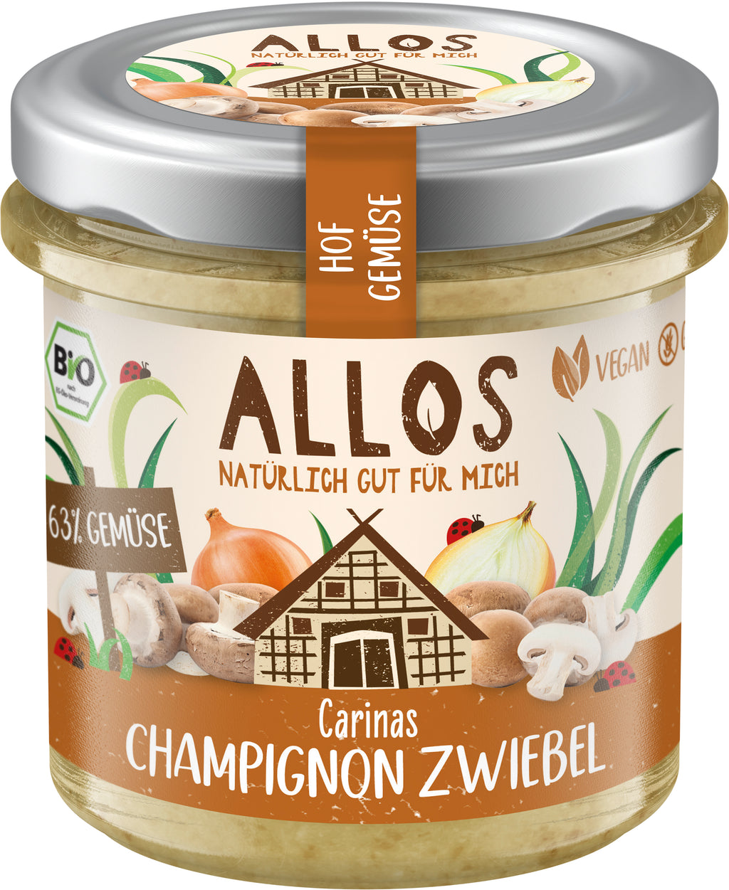 Hofgemüse Carinas Champignon Zwiebel 135 g