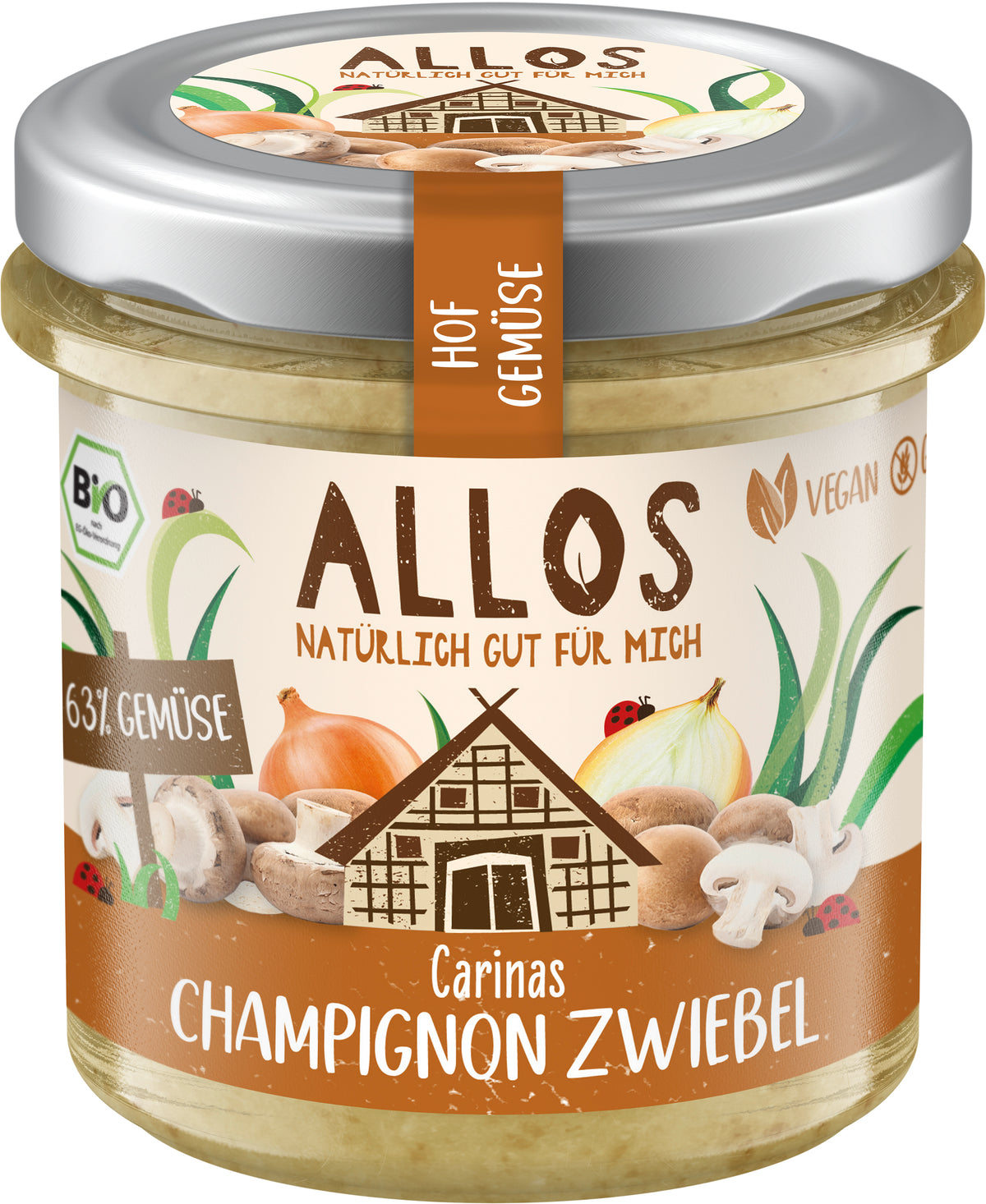 Hofgemüse Carinas Champignon Zwiebel 135 g