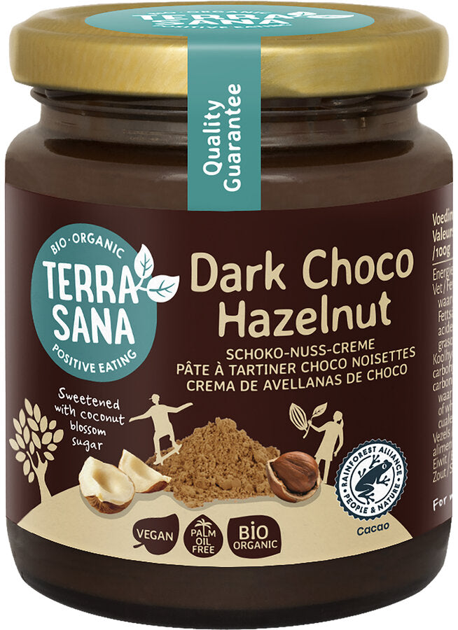 Kakao-Haselnuss-Creme Zartbitter 250 g