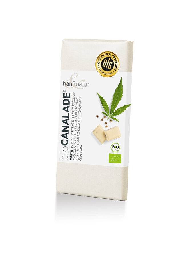 Canalade White Weiße-Schokolade mit Hanfsamen 100 g