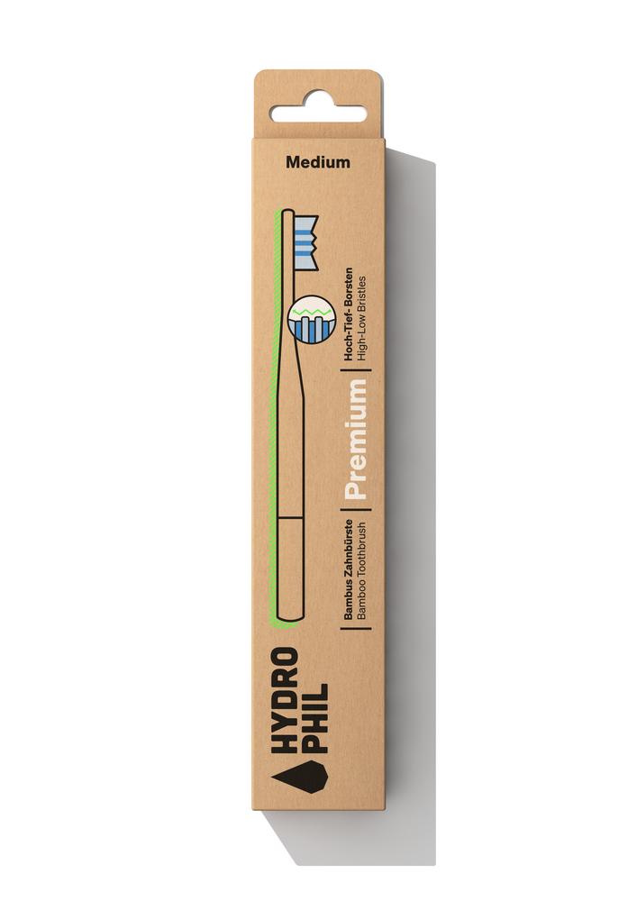 Zahnbürste Premium medium / natur&atlantic ocean 1 Stk
