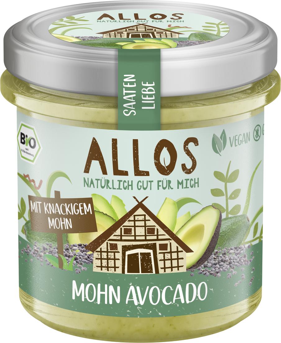 Saatenliebe-Brotaufstrich Avocado Mohn 135 g