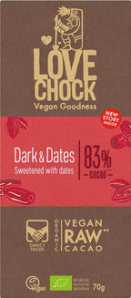 Dark & Dates Tafel Lovechock 70 g