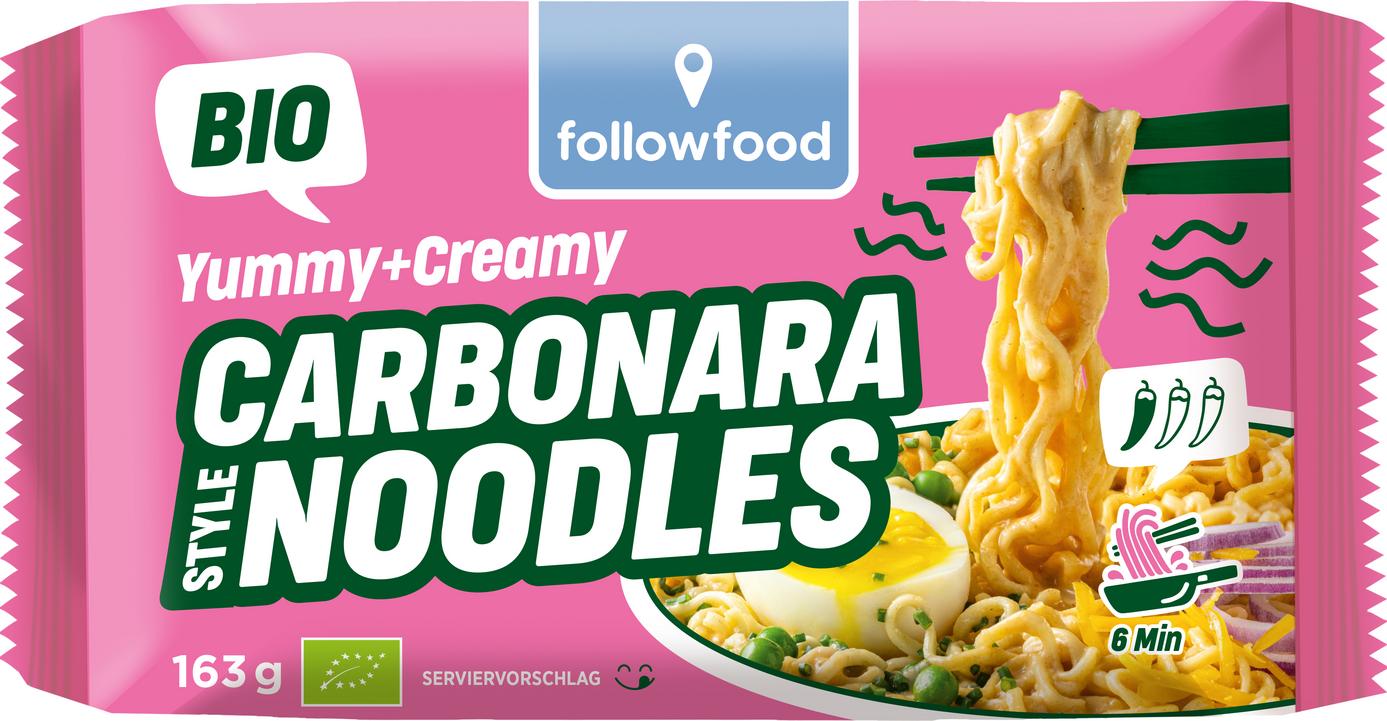 Instant Gericht mit Mie-Nudeln nach Carbonara-Art. 163 g