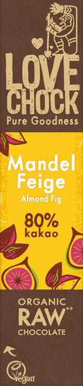 Lovechock Mandel-Feige 81% Kakao 40 g