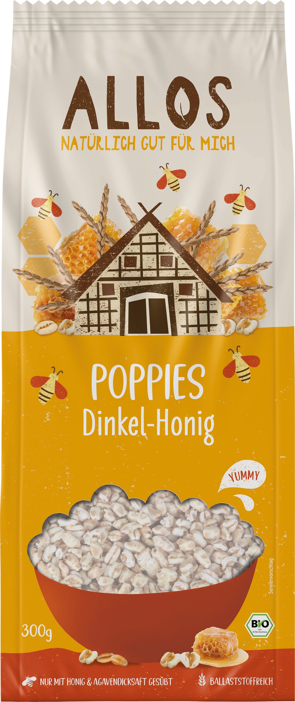 Dinkel-Honig-Poppies 300 g