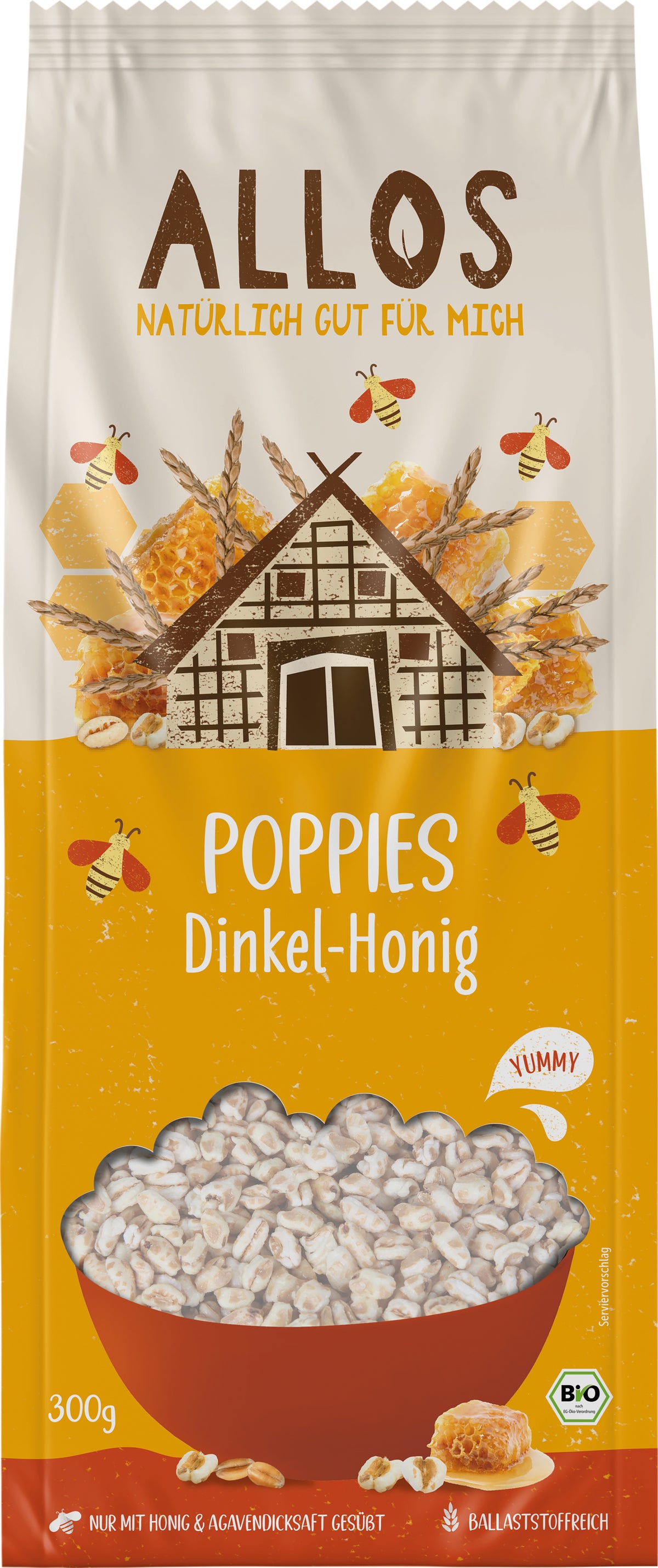 Dinkel-Honig-Poppies 300 g