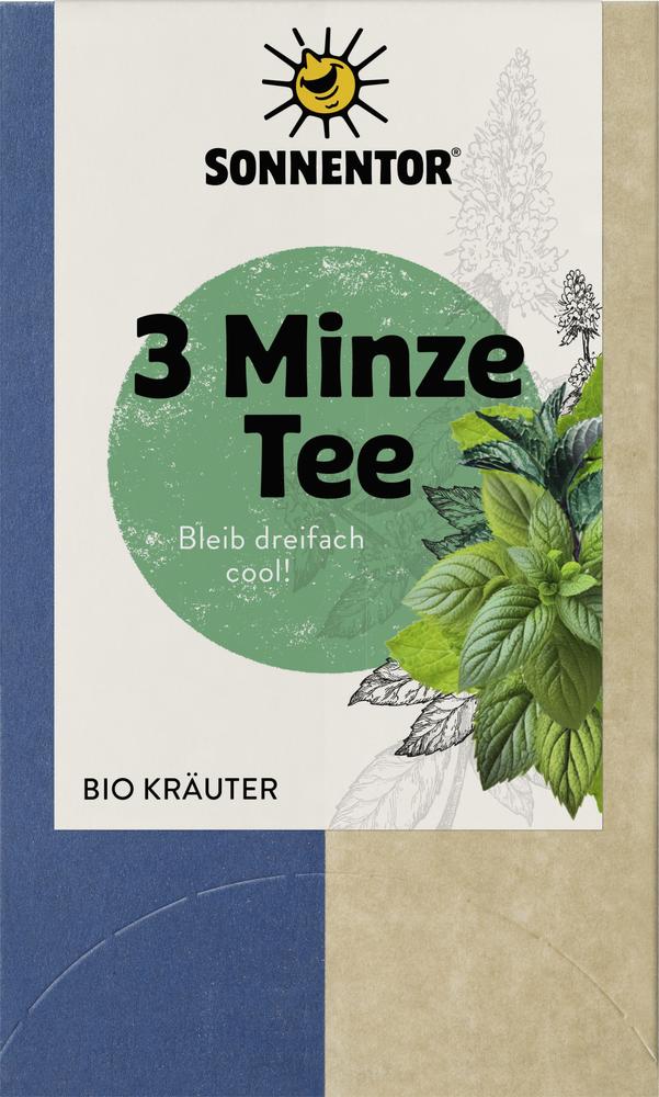 3-Minze Tee Doppelkammerbeutel 21,6 g