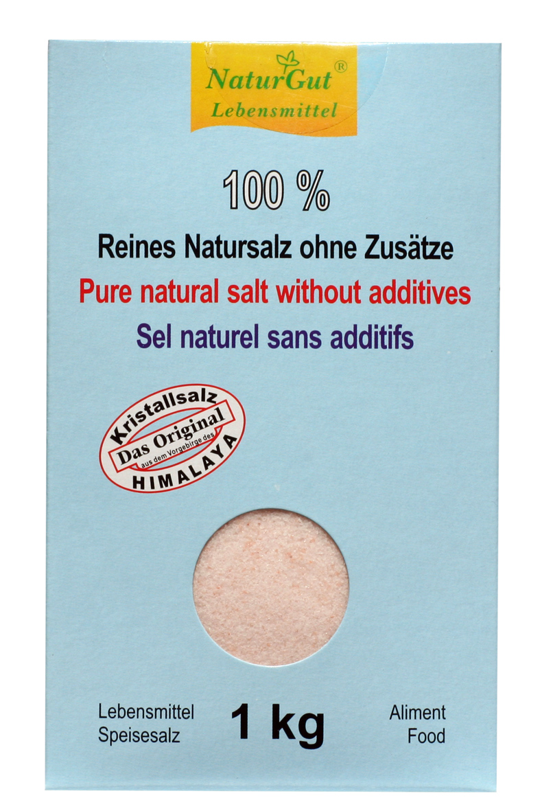 Kristallsalz gemahlen im Karton 1 kg
