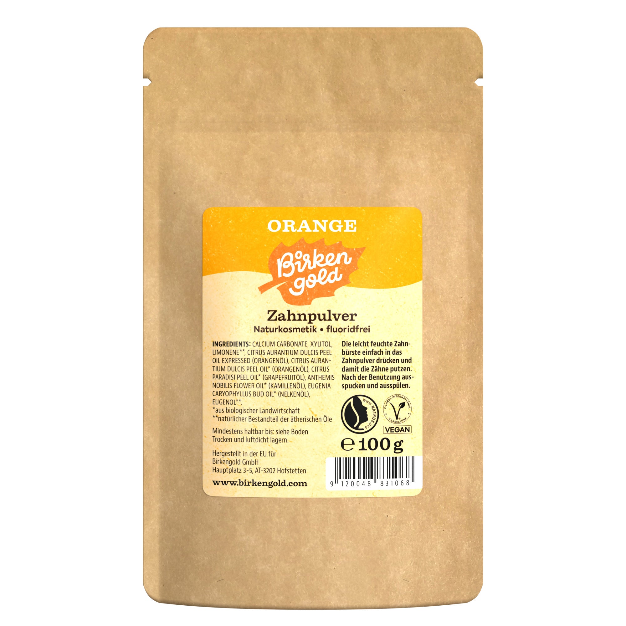 Zahnpulver Kids Orange NFP 100 g