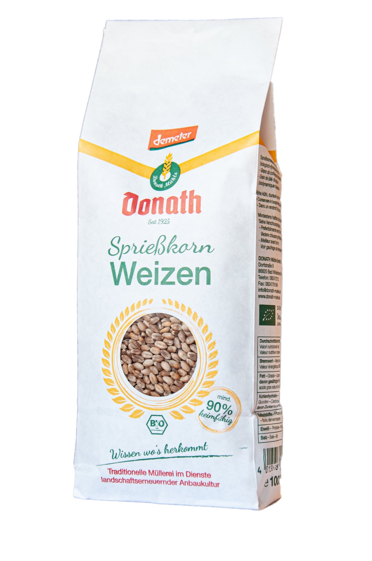 Sprießkorn-Weizen  demeter 1 kg