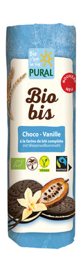 Biobis Choco-Vanille Weizen Kakao Doppelkeks palmö 320 g