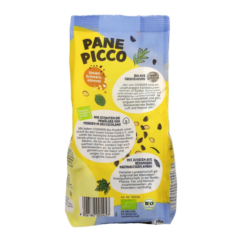 Pane Picco Sesam-Schwarzkümmel demeter 150 g