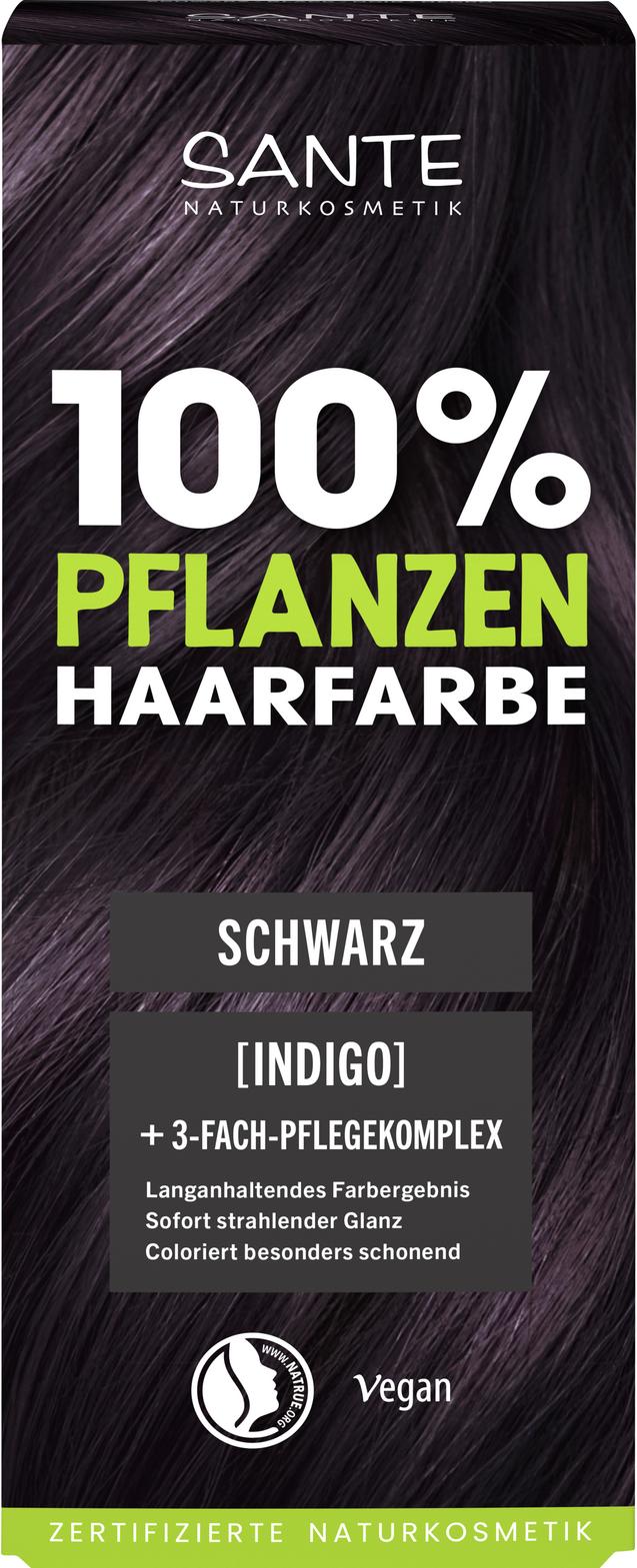 Pflanzenhaarfarbe Pflegekomplex Schwarz 05 100 g