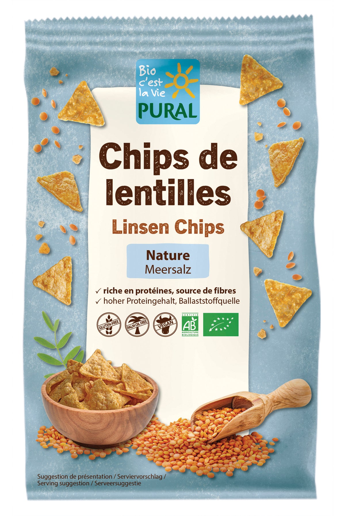 Linsen Chips Meersalz 50 g