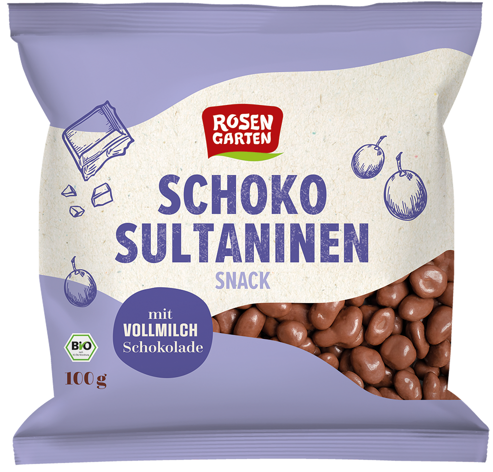 Schoko Sultaninen Snack 100 g
