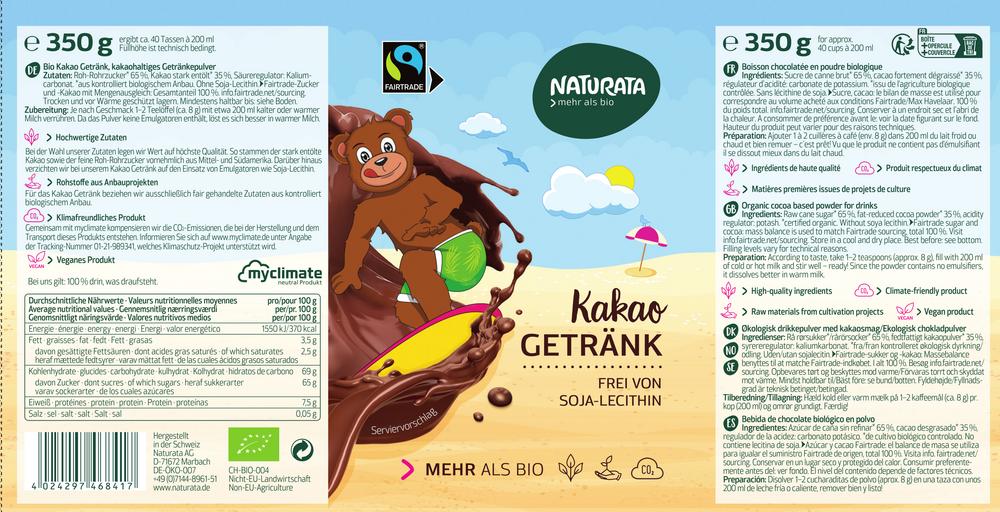 Kakao Getränk  Instant 350 g