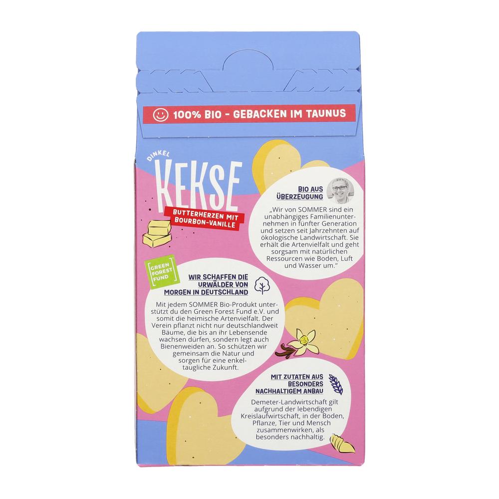 Butter-Herzen Dinkel demeter 150 g