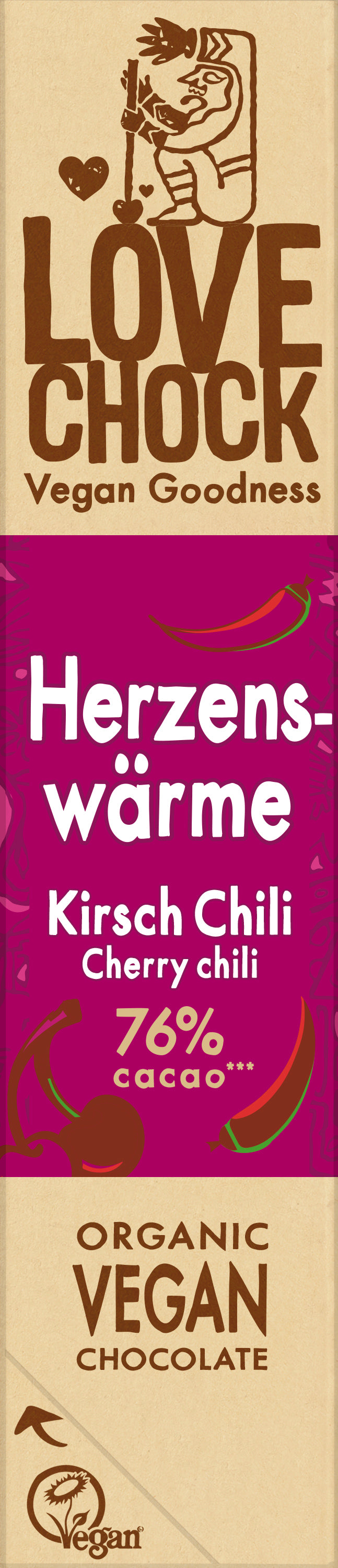 Lovechock Herzenswärme Kirschen & Cayenne-Pfeffer 40 g
