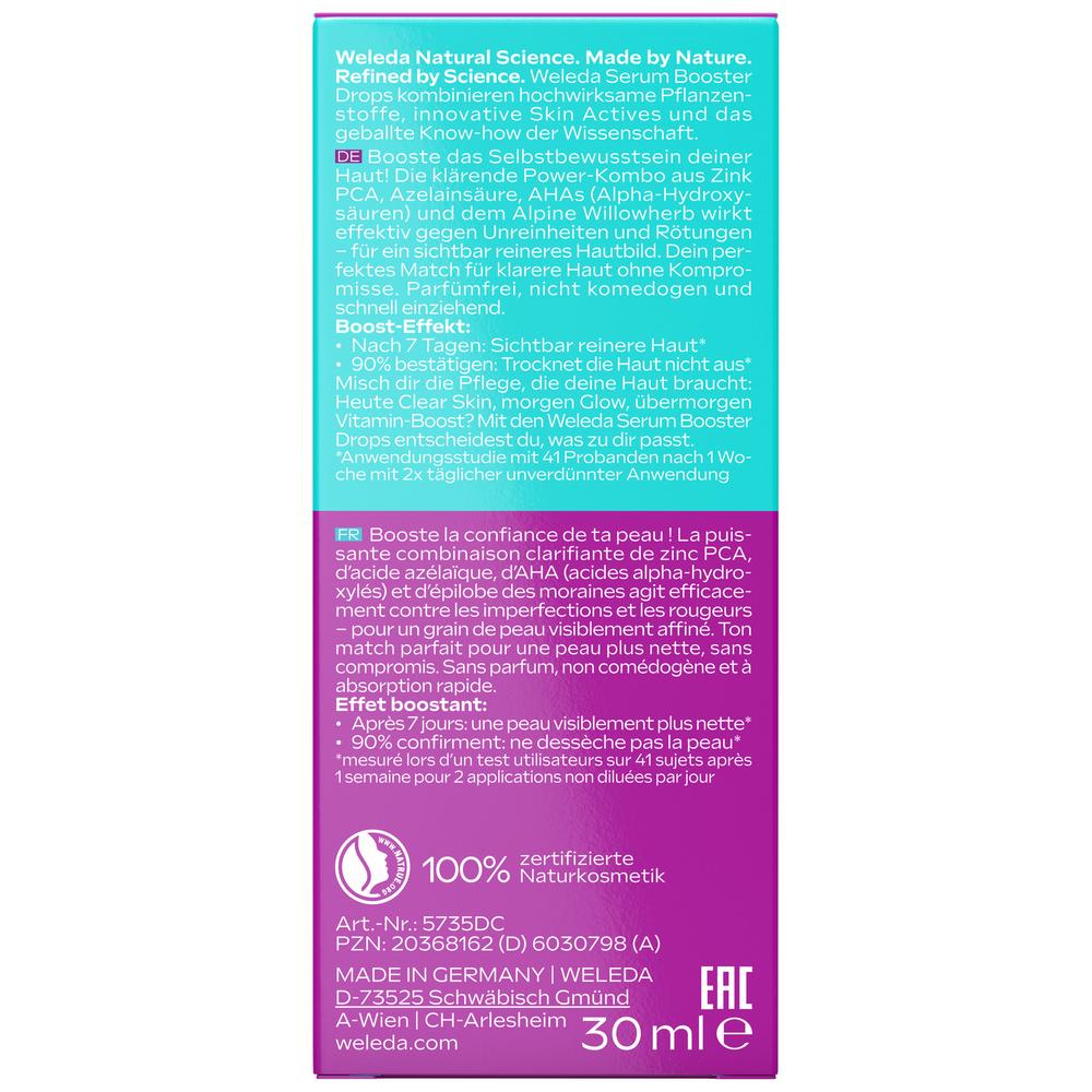 Clear & Pure Skin Serum Booster Drops 30 ml