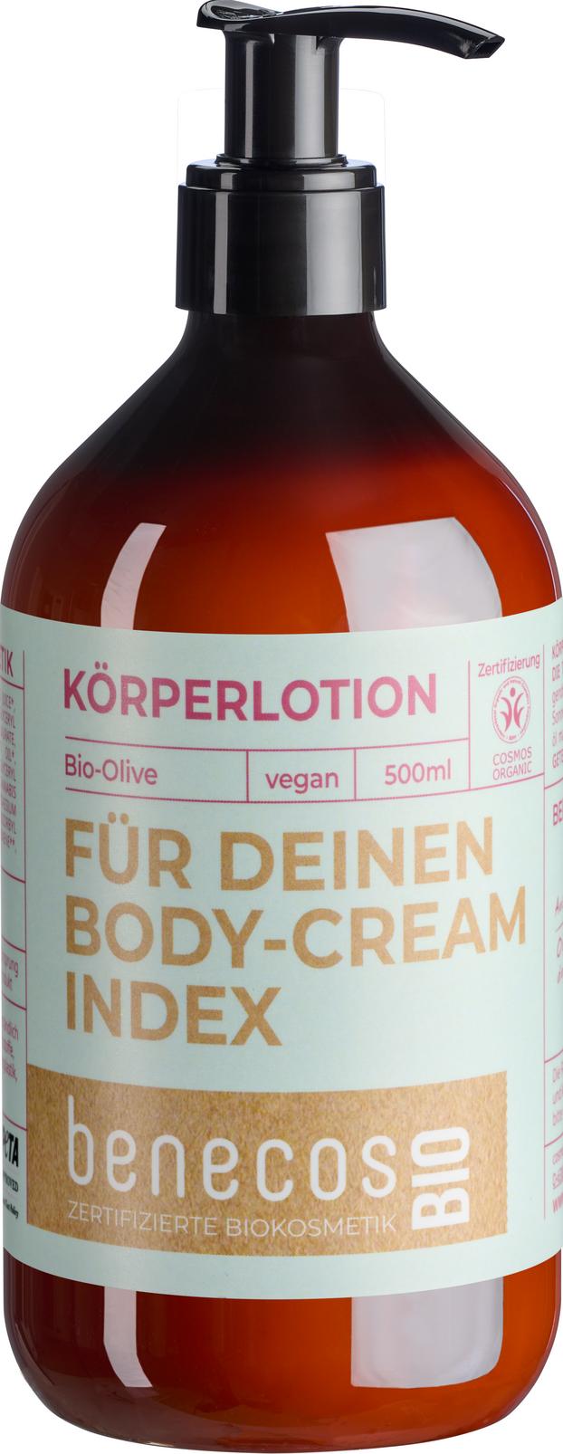 Körperlotion Olive - Für deinen Body Cream Index 500 ml