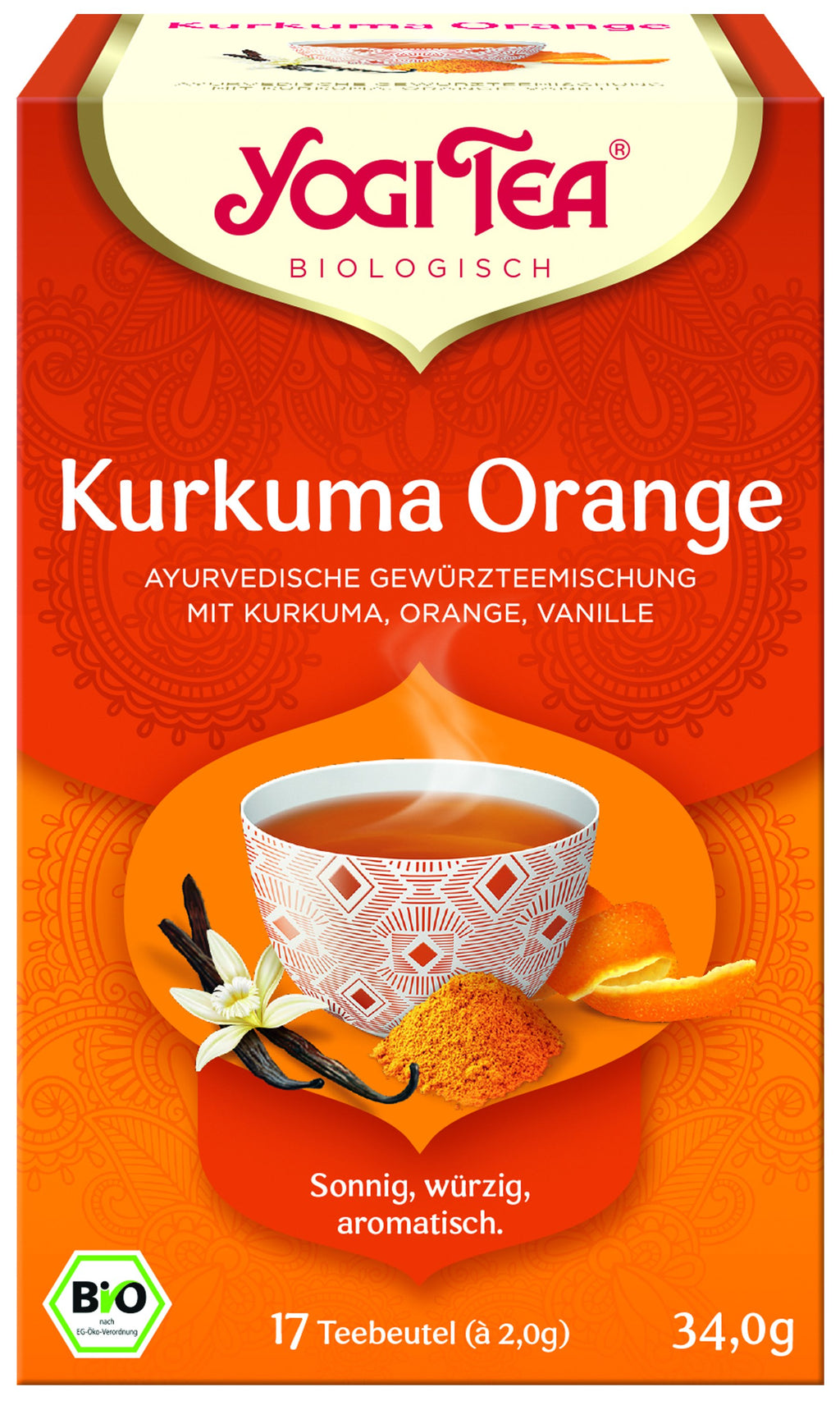 Kurkuma Orange Tee 17 Stk