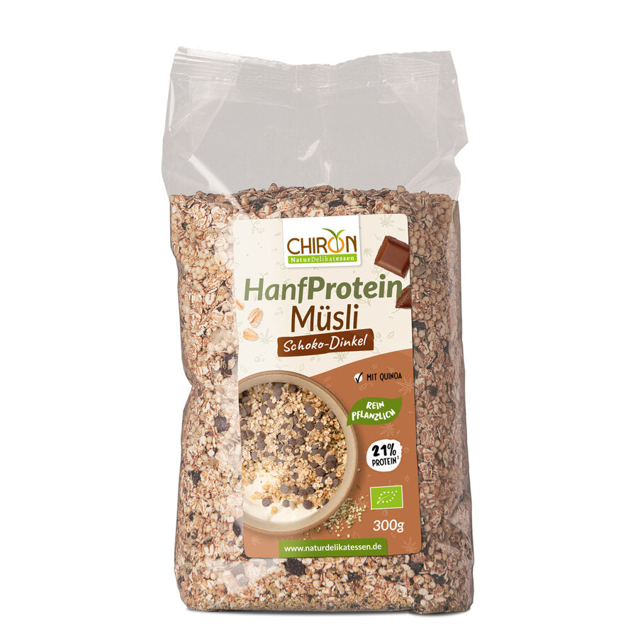 Hanf-Proteinmüsli Dinkel-Schoko 500 g