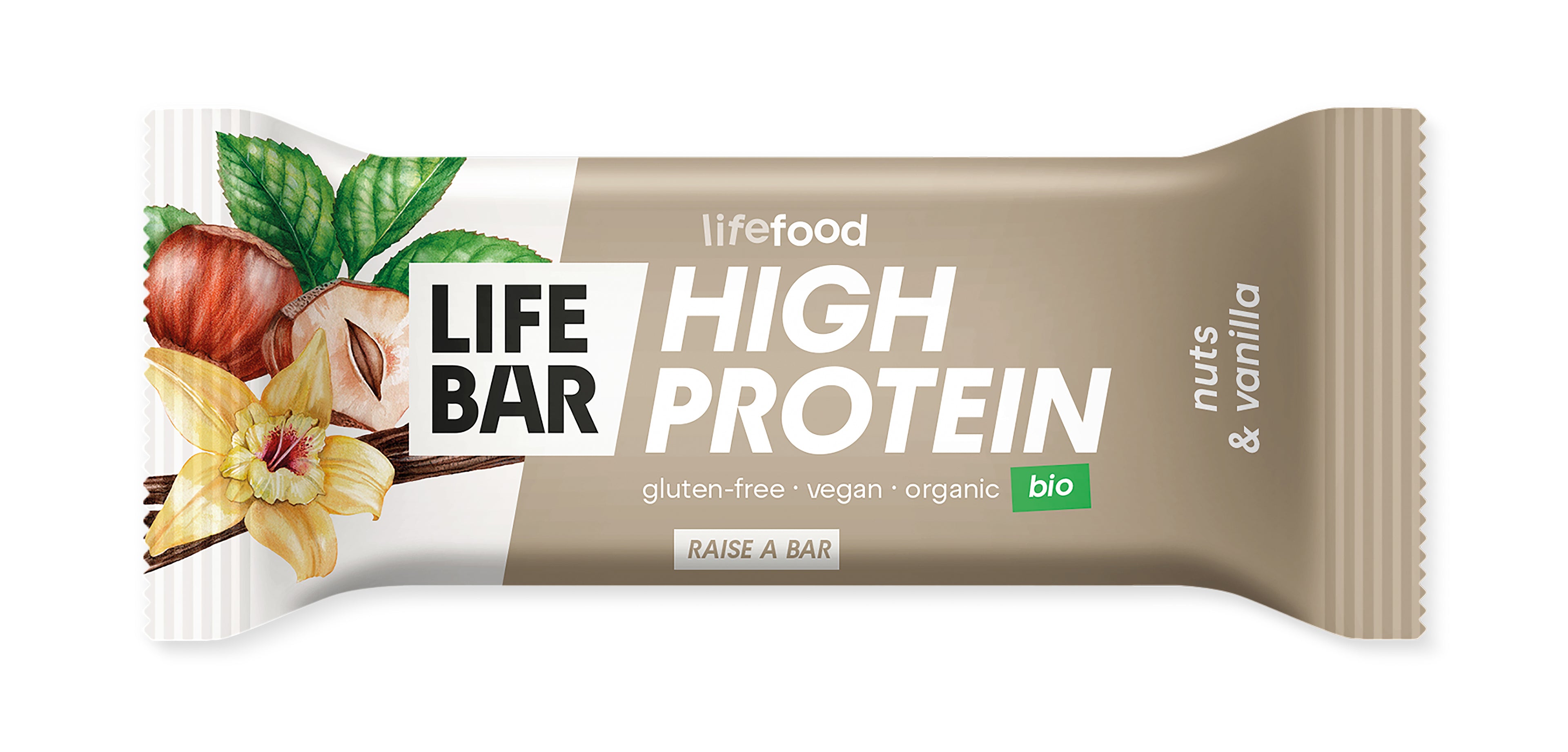 Lifebar Protein Nuts&Vanilla Nuss-Vanille-Riegel 40 g