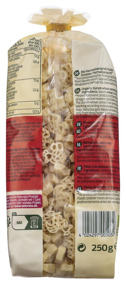 Huhn&Hahn Kindernudeln Hartweizen demeter 250 g